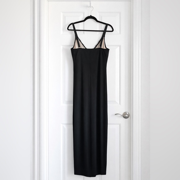 Popilush-Lace Deep V-Neck Sculpting Wide Leg Jumpsuit Size: XL - Picture 2 of 7